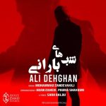 کاور آهنگ شبهای بارانی از علی دهقان